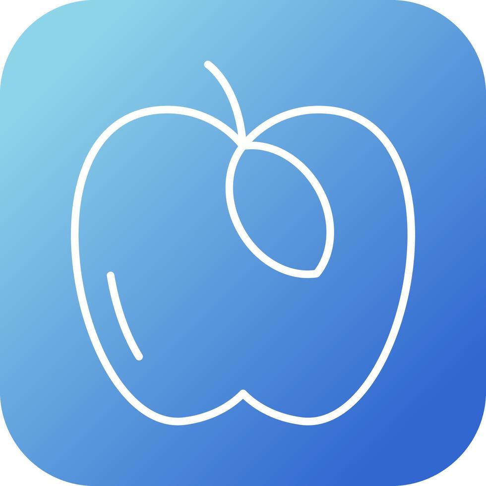 icono de vector de manzana