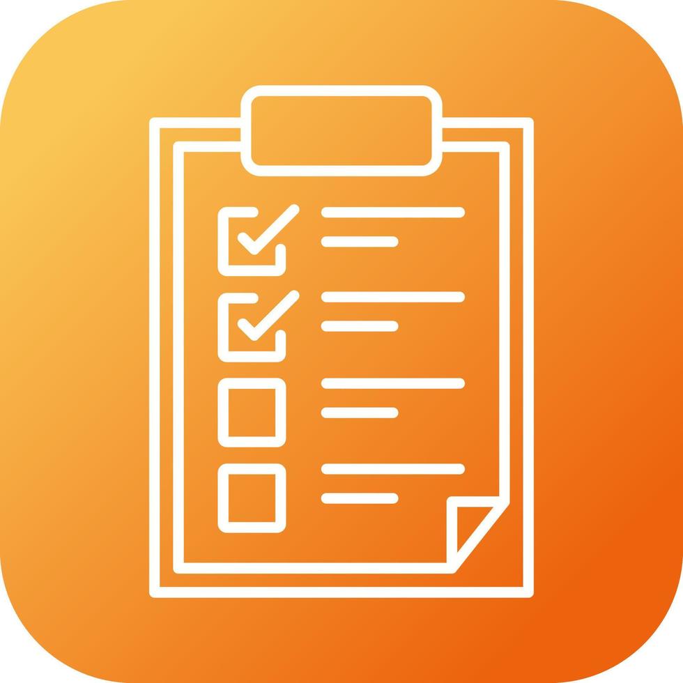 Checklist Vector Icon