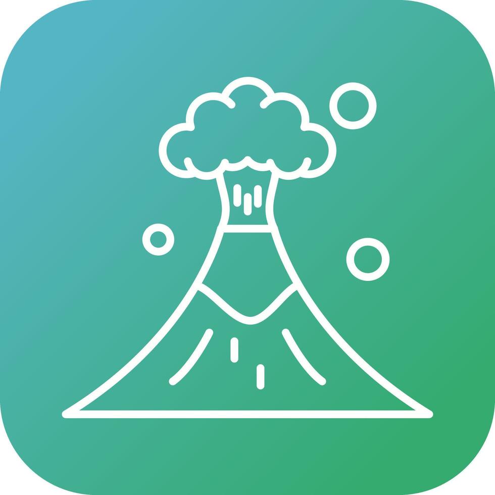 Volcano Vector Icon