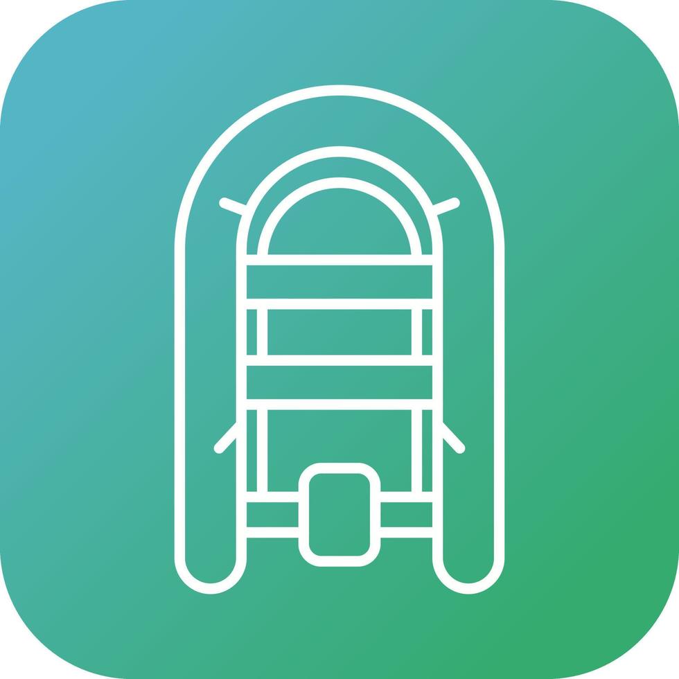 Inflatable Boat Vector Icon