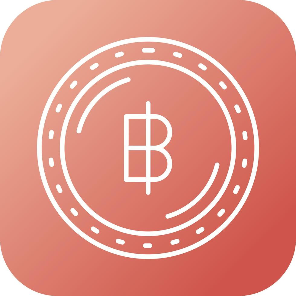Baht Currency Vector Icon