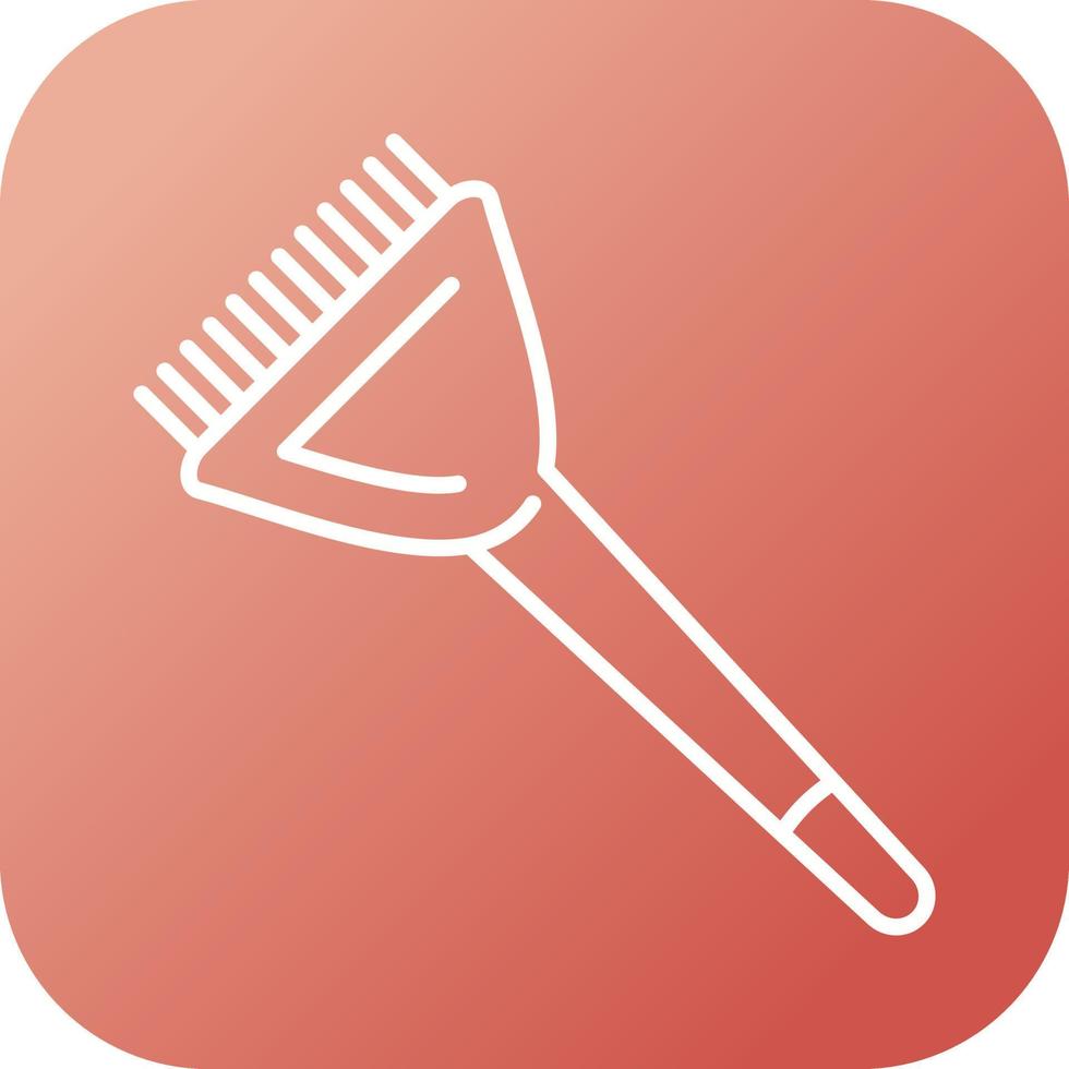 Hair Dye Brush Vector Icon