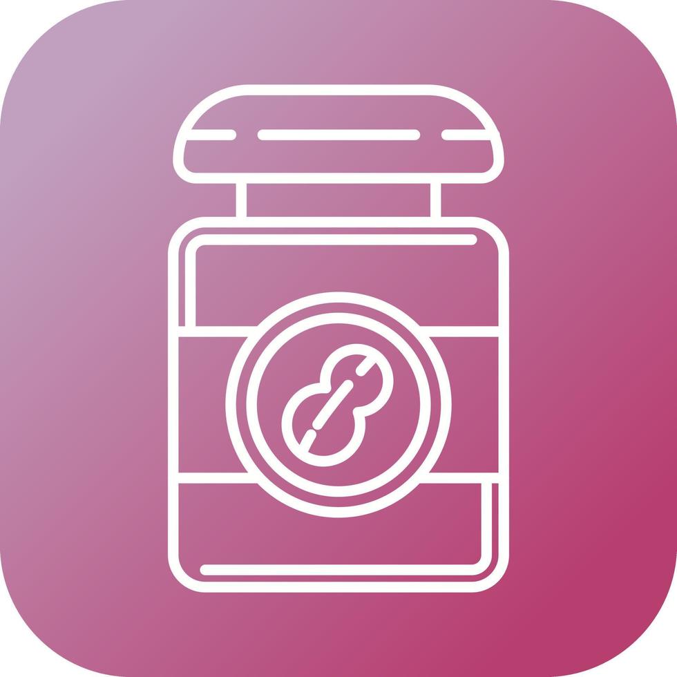 Peanut Butter Vector Icon