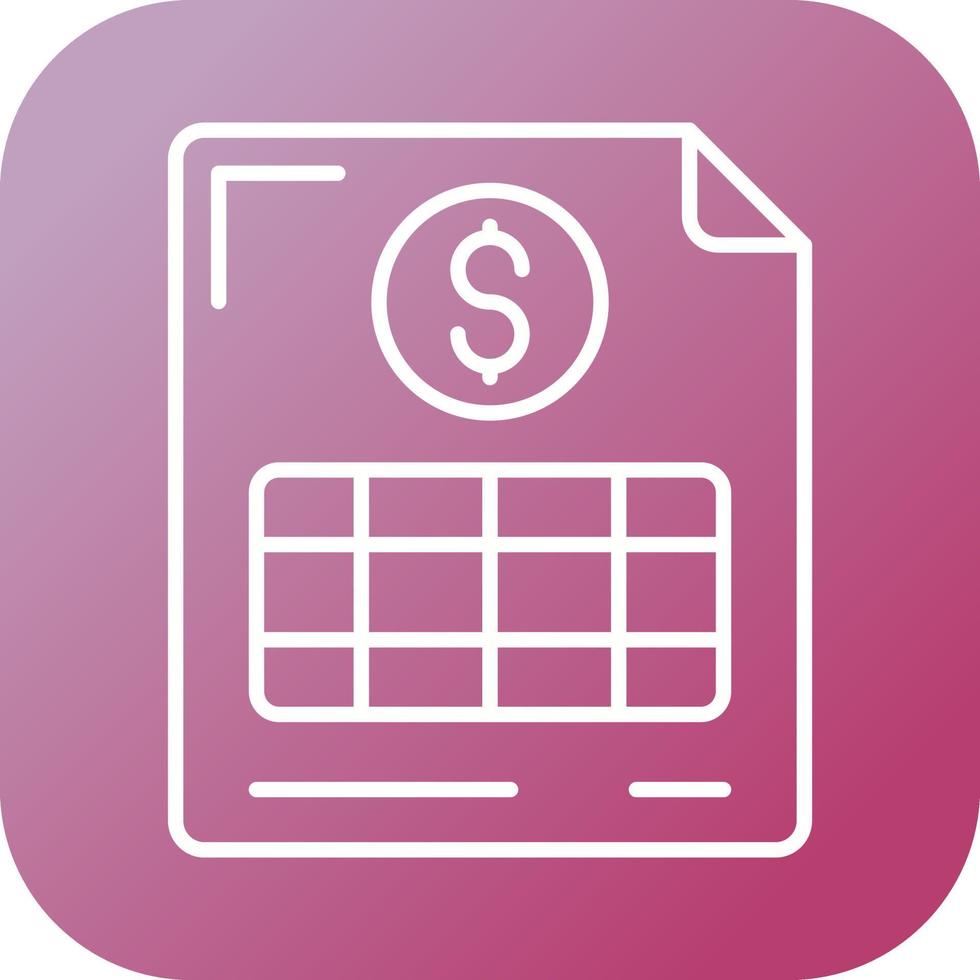 Invoice Vector Icon