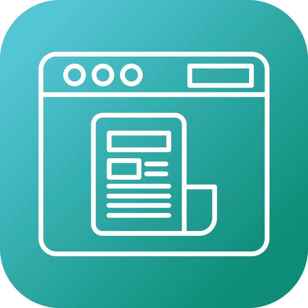 News Feed Vector Icon