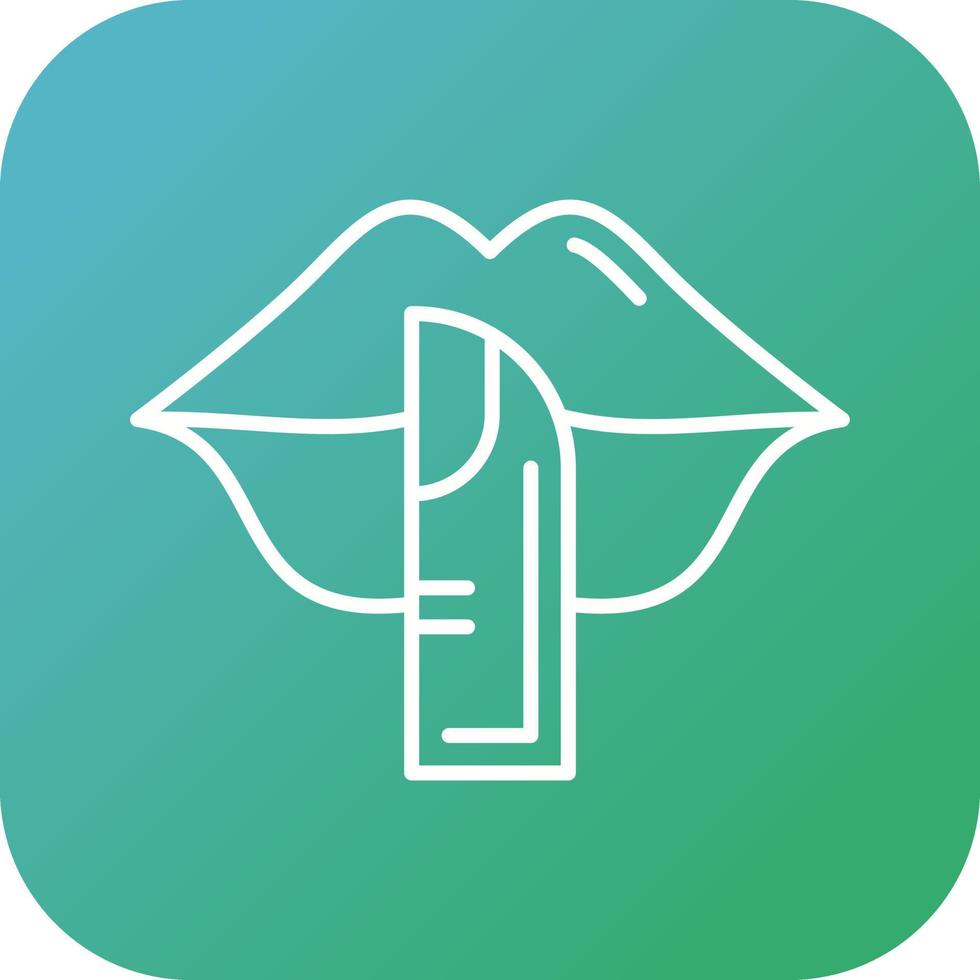 Silence Vector Icon
