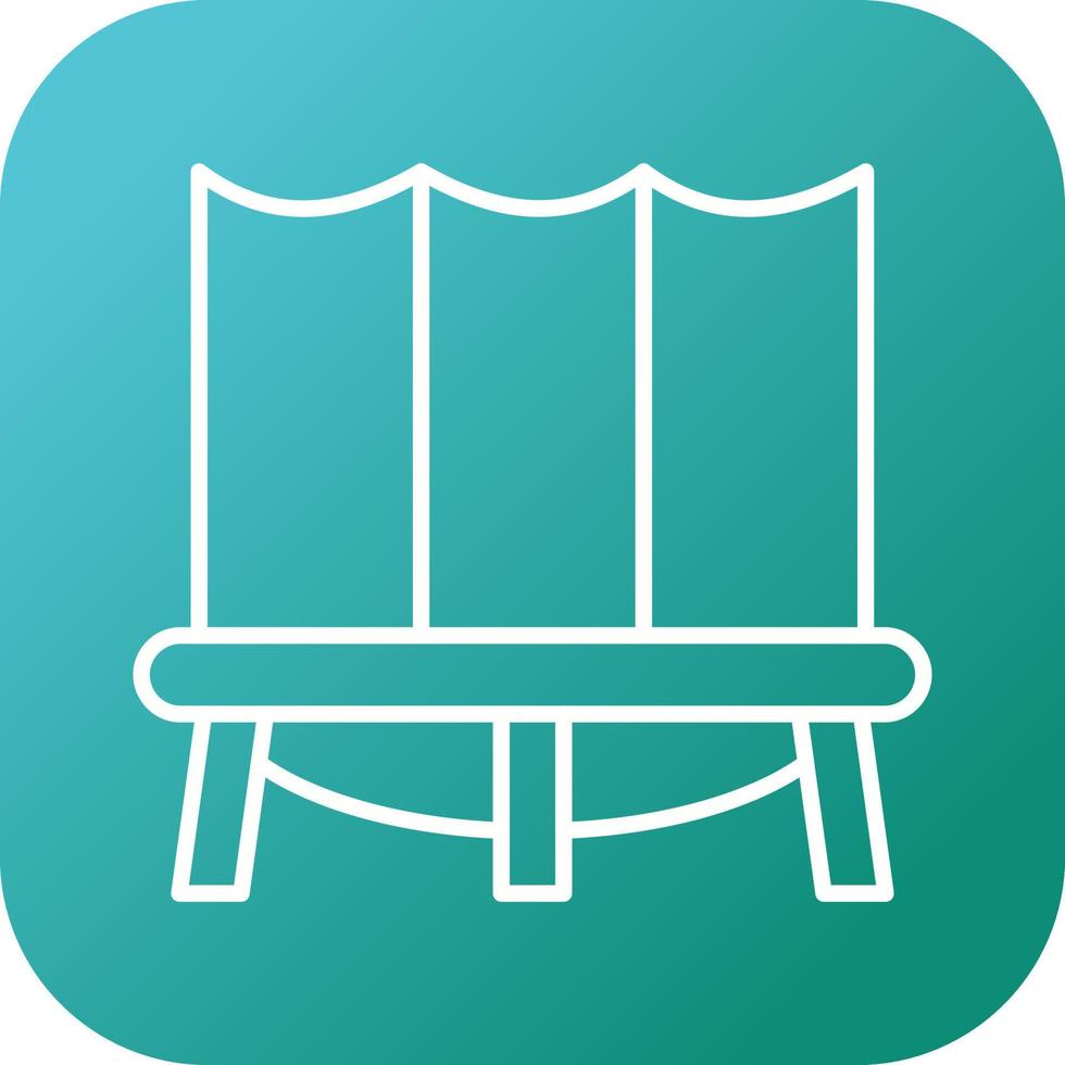 Trampoline Vector Icon