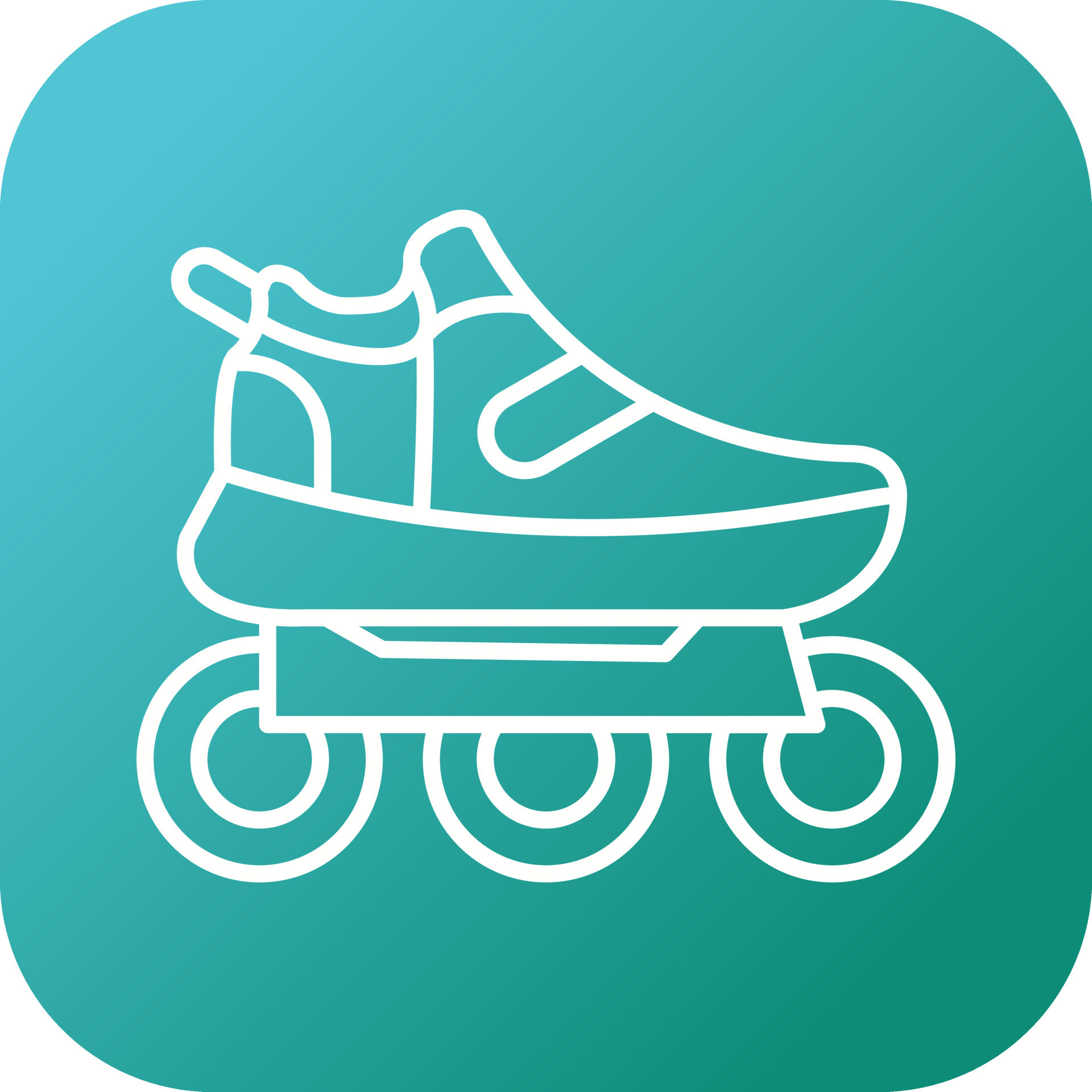 Roller Skates Vector Icon 15637455 Vector Art at Vecteezy