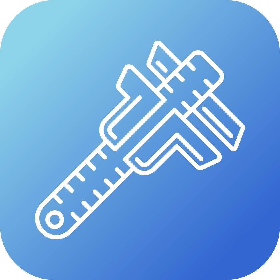 Vernier Caliper Vector Icon