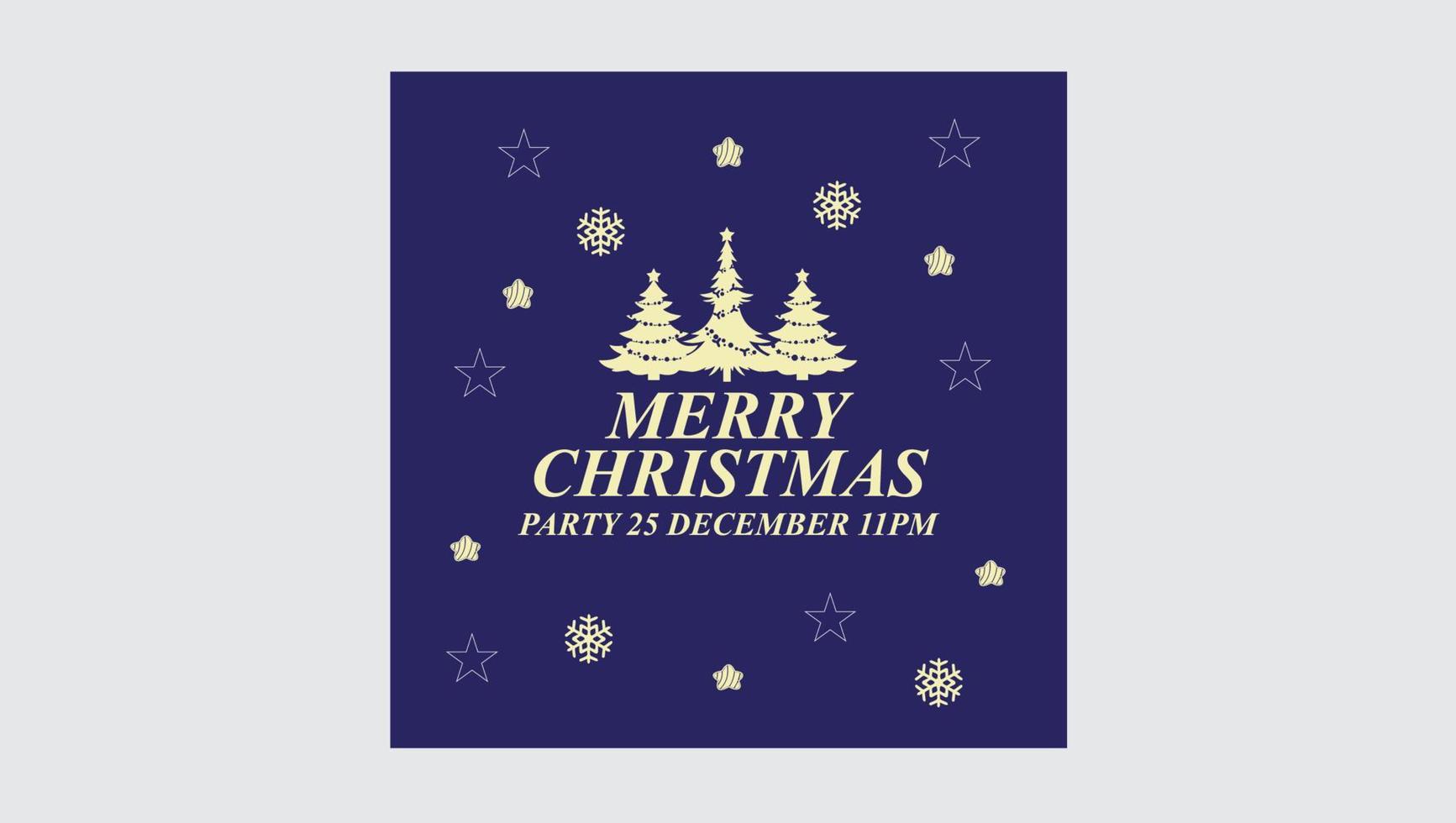 creative Christmas social media posts  template vector