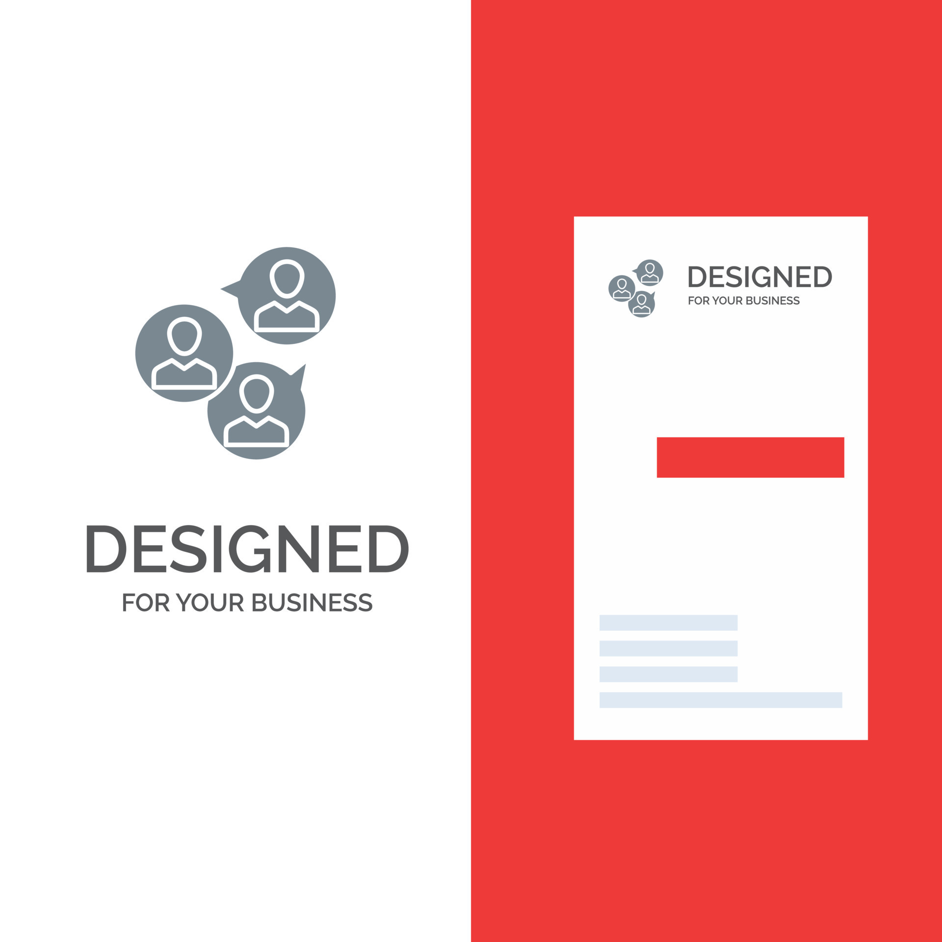 Focus Group Business Focus Group Modern Grey Logo Design and Business