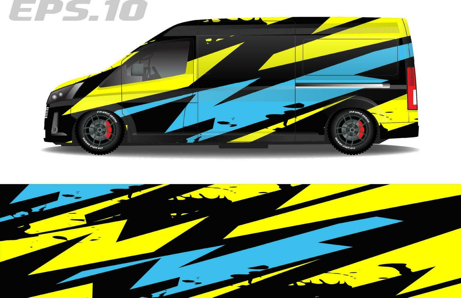 van livery design for an automotive company vector
