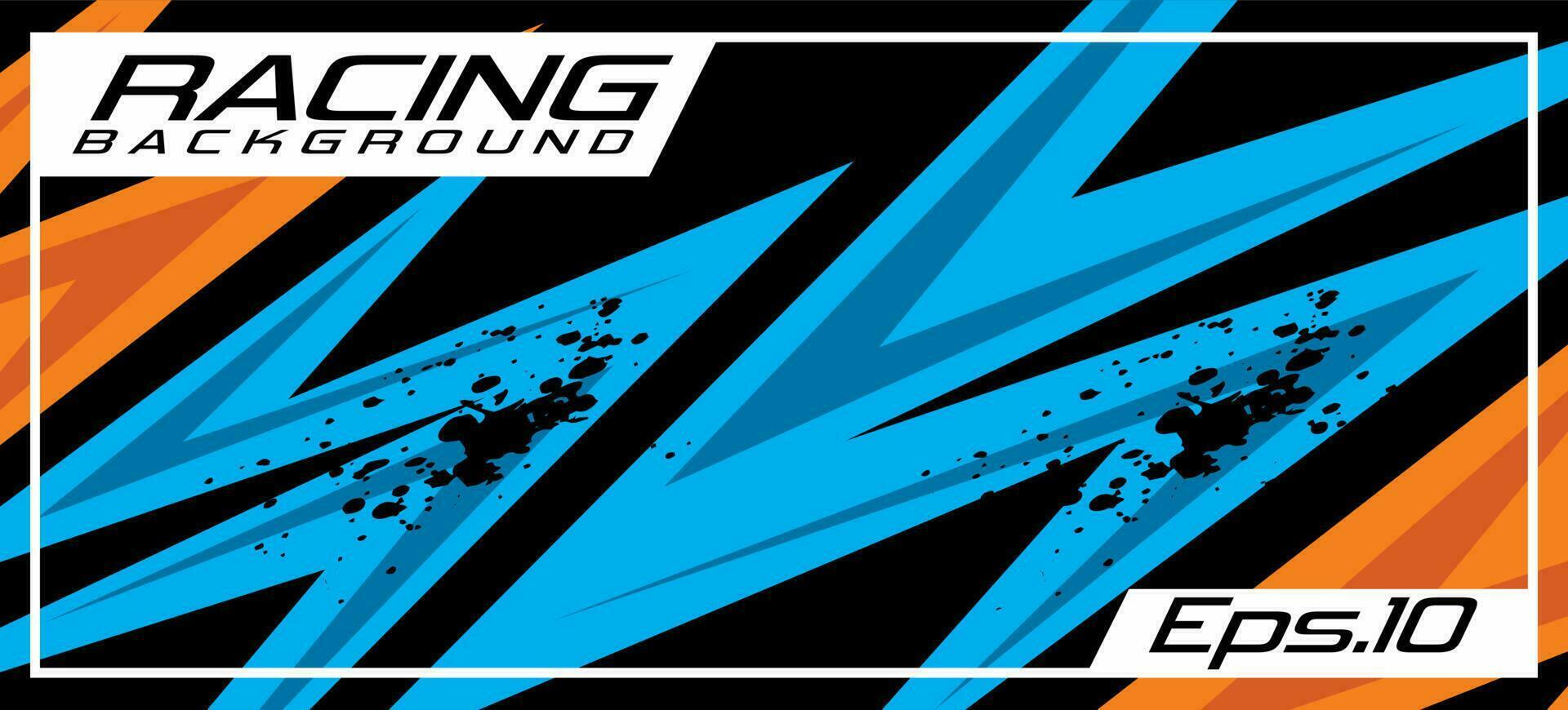 racing car livery wrap background design vector
