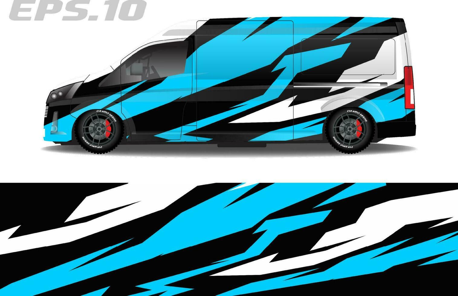 van livery design for an automotive company vector