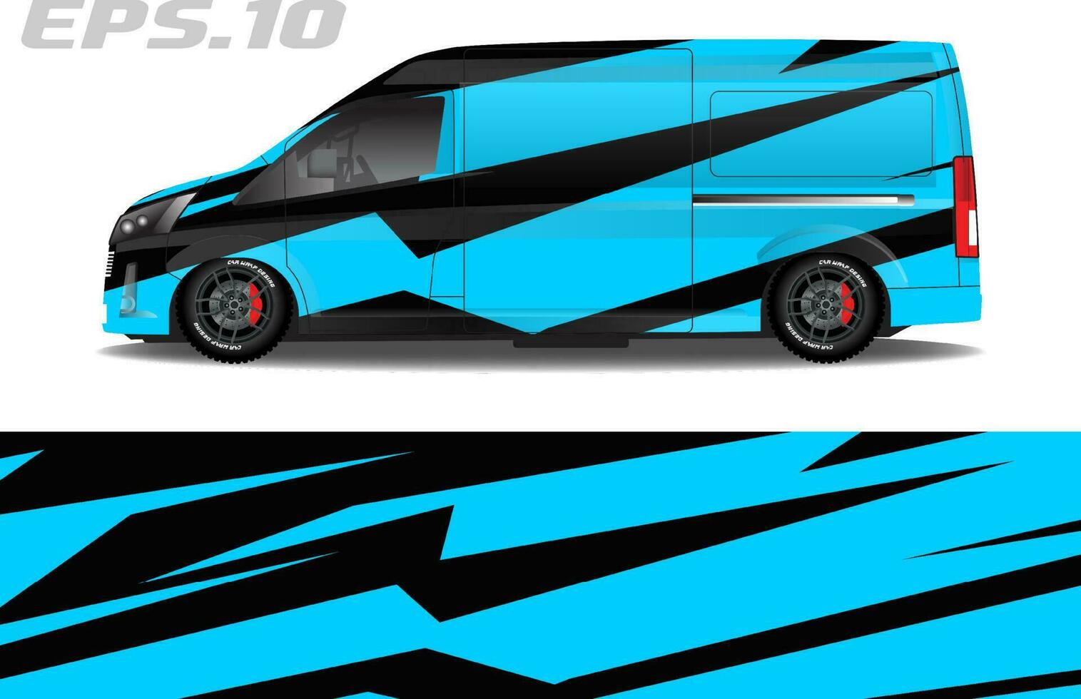van livery design for an automotive company vector