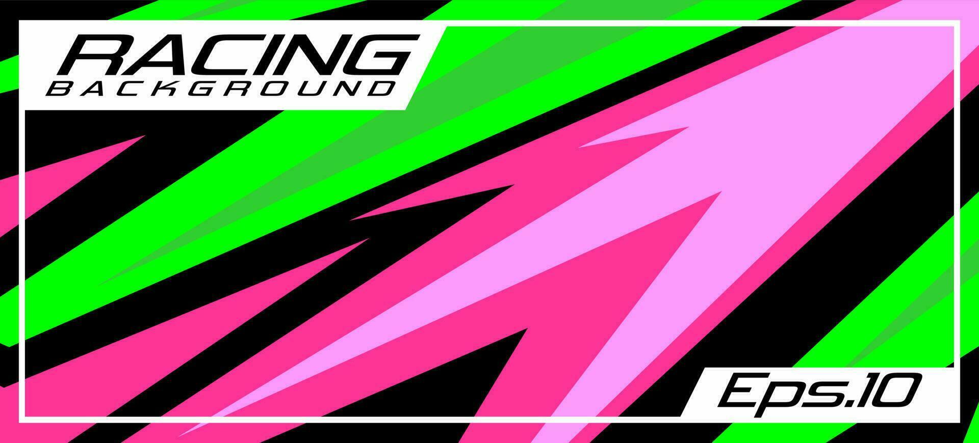 racing car livery wrap background design vector