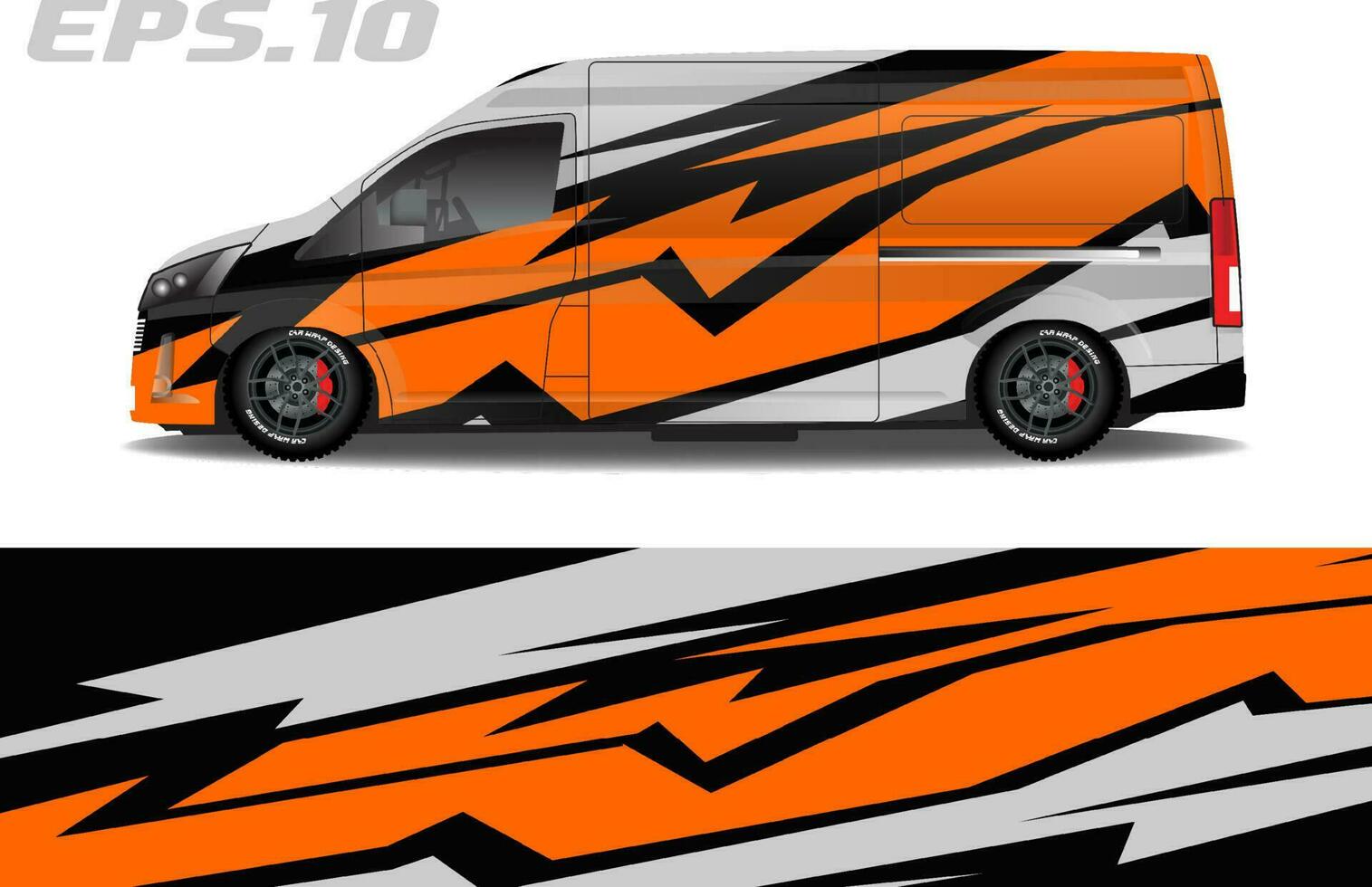 van livery design for an automotive company vector