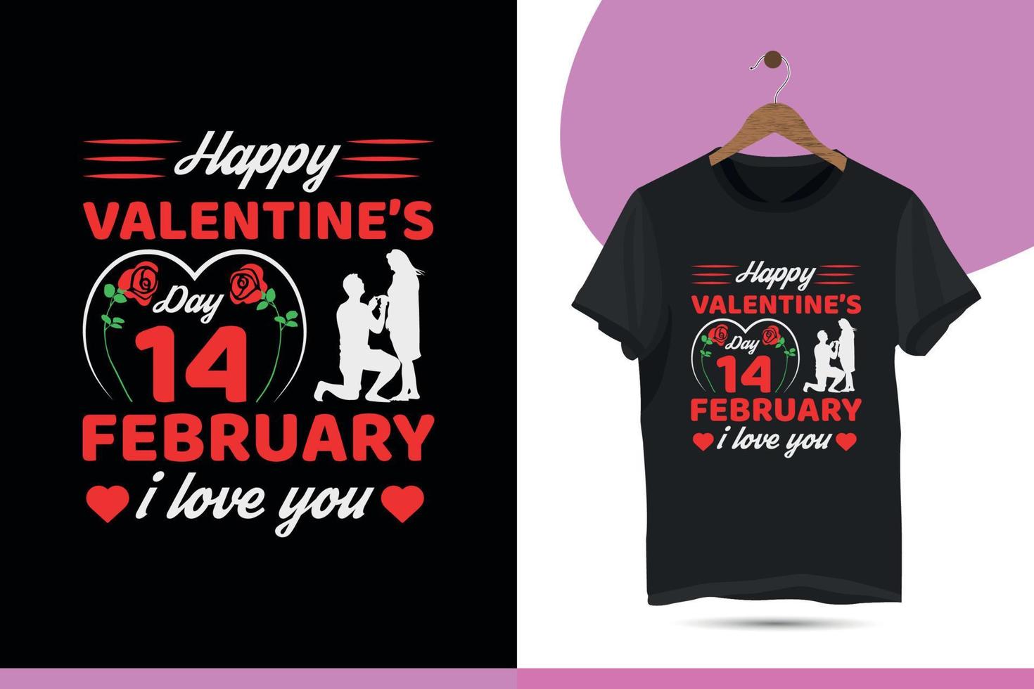 Rose T-Shirt I Love You Rose T-Shirt I Love You