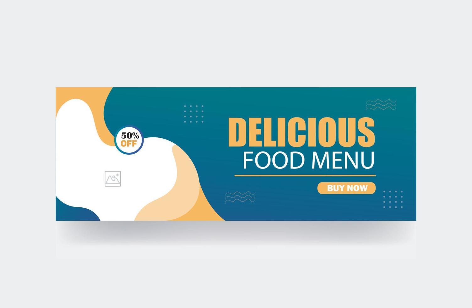 restaurant banner pizza banner food menu cover template vector