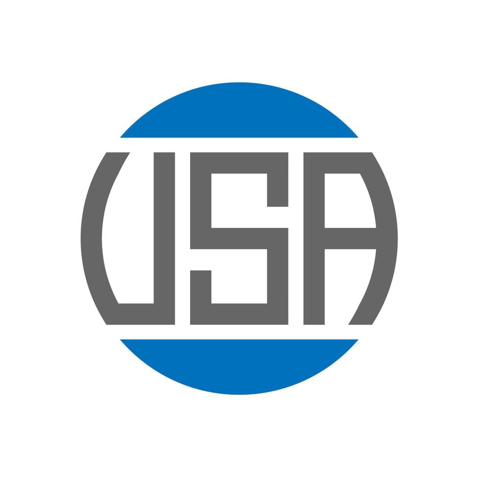 VSA letter logo design on white background. VSA creative initials