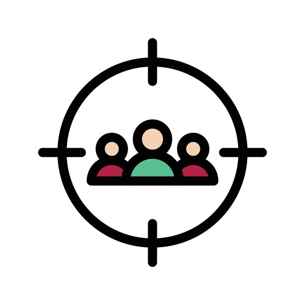 group target vector illustration on a background.Premium quality