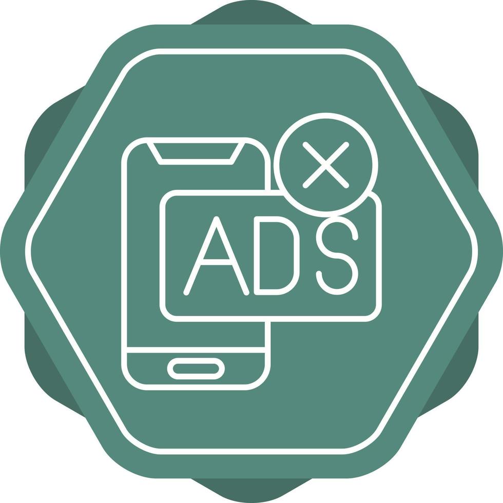 AD Block Vector Icon