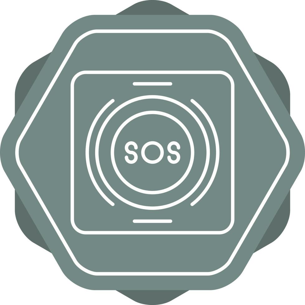 Emergency Button Vector Icon