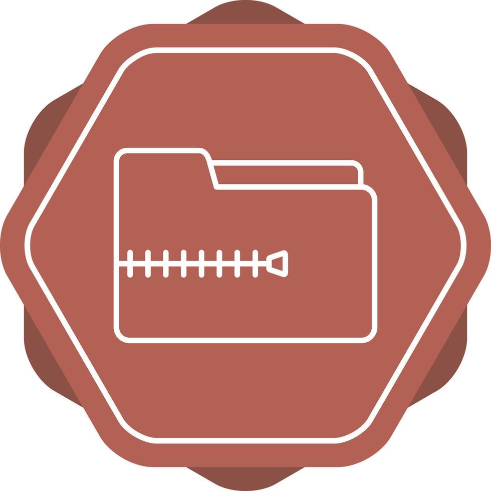 Zip File Vector Icon