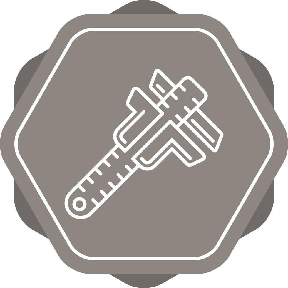 Vernier Caliper Vector Icon