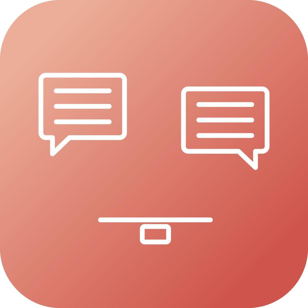 Conversation Vector Icon