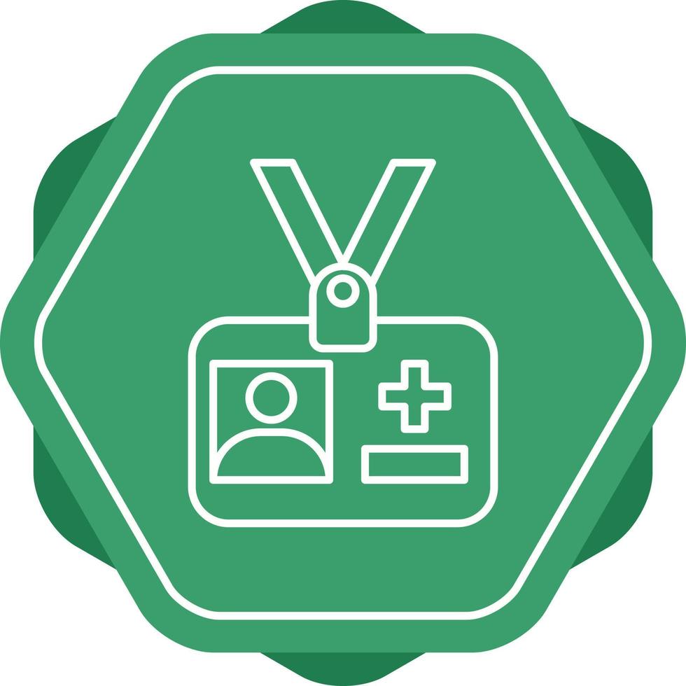 Medical Id Vector Icon