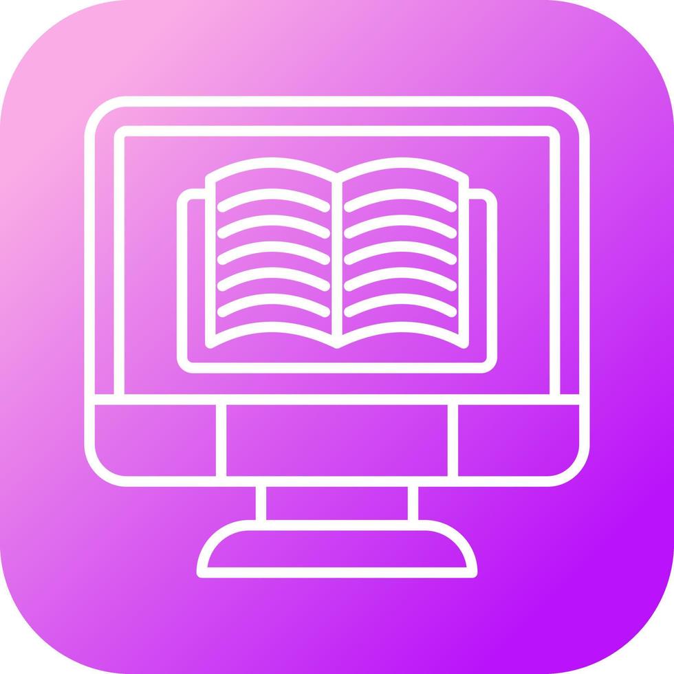 Online Learning Vector Icon