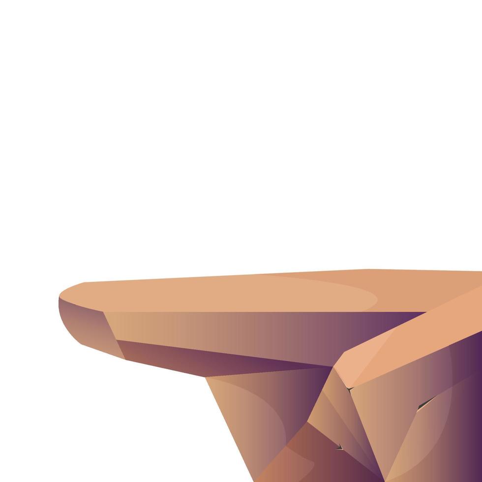 Cliff Stone in Vector Illustration Design