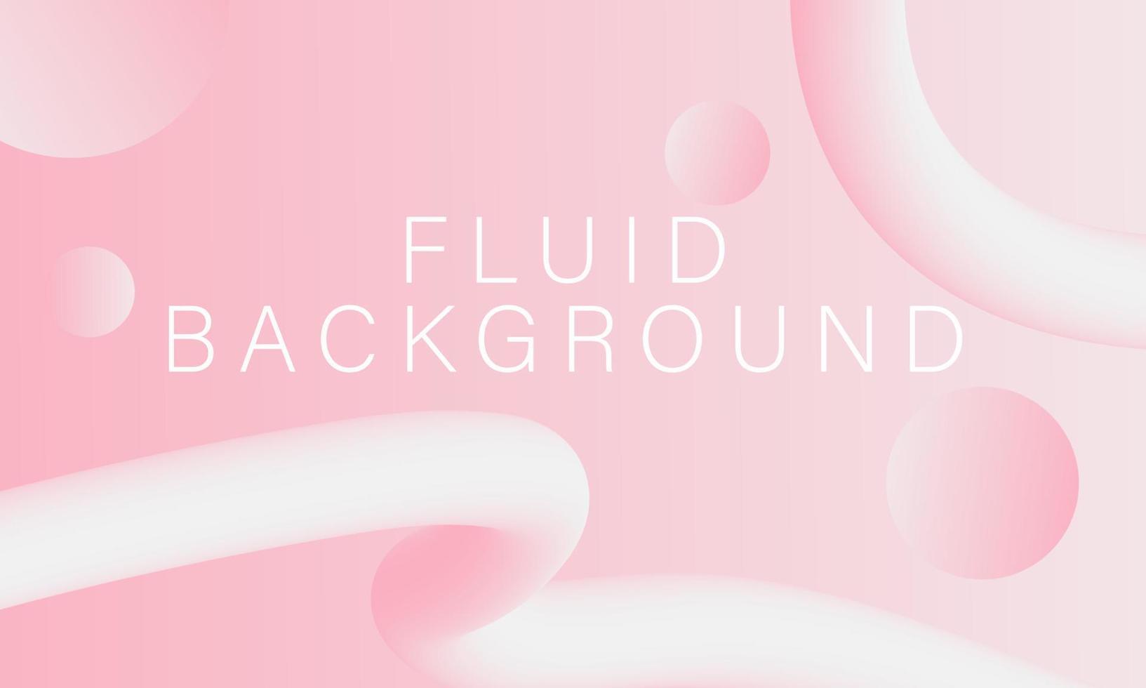 Minimalist Pink Fluid Background in Vector Design