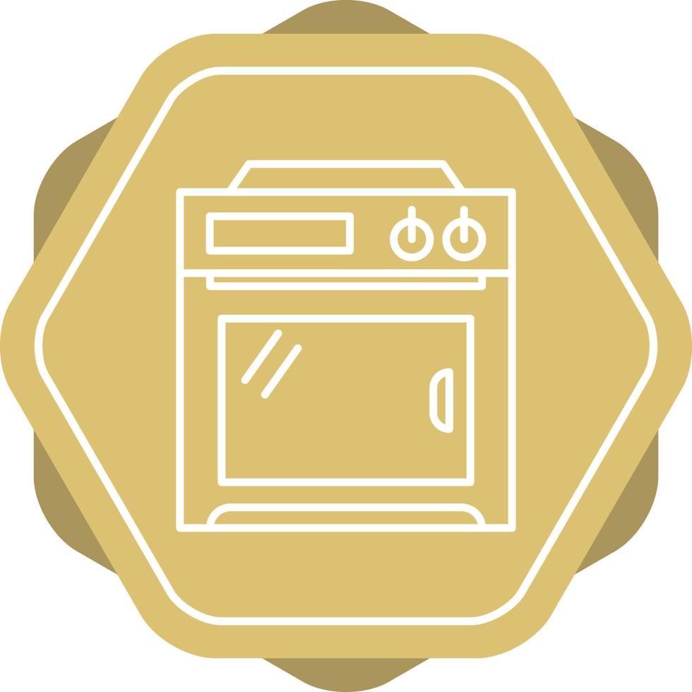 icono de vector de horno