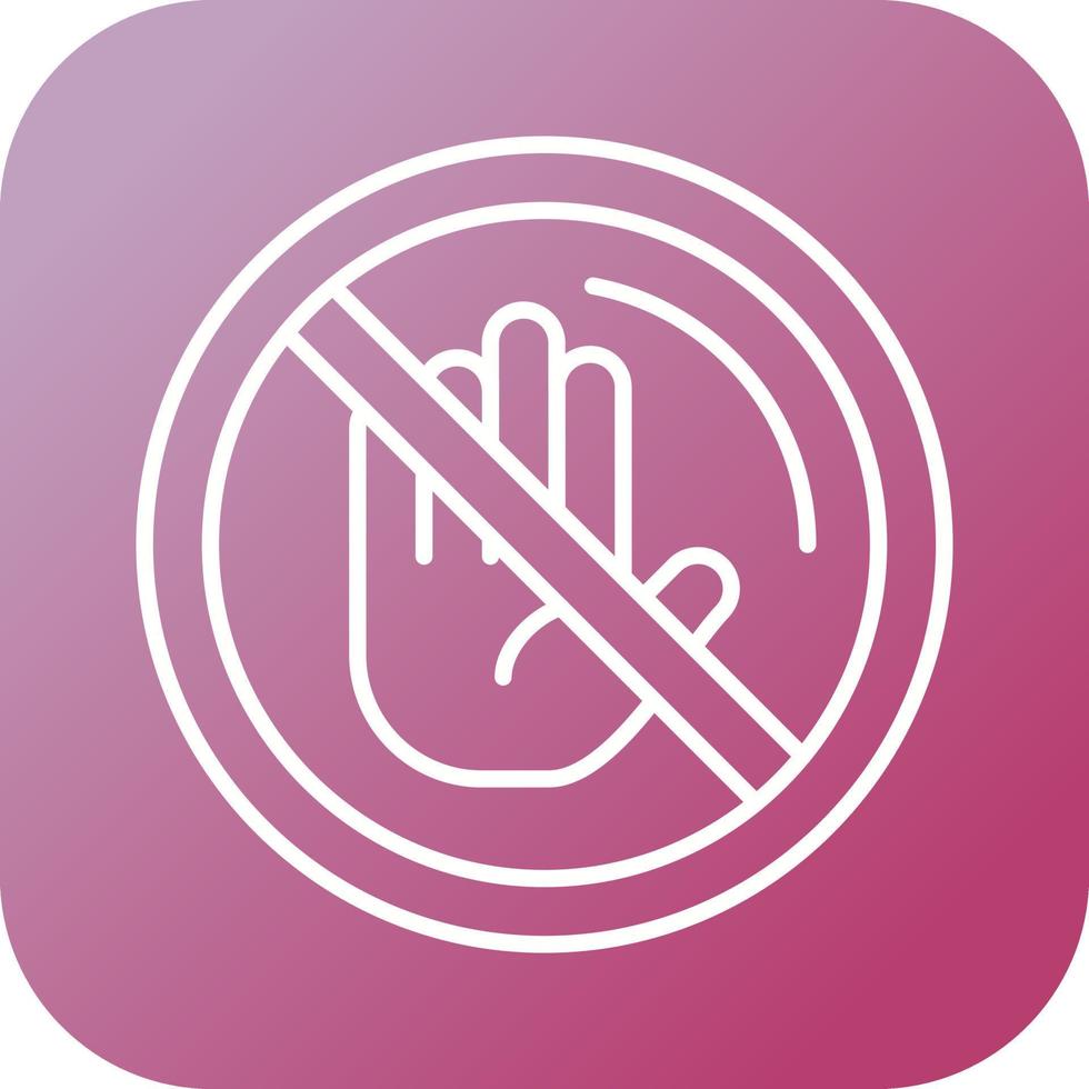 No Passing Vector Icon