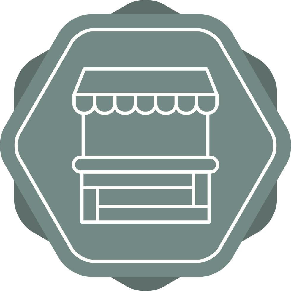 Food Stand Vector Icon