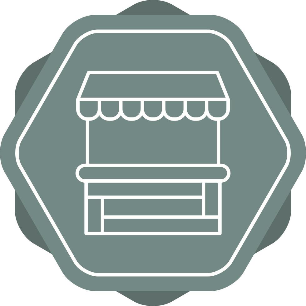 Food Stand Vector Icon