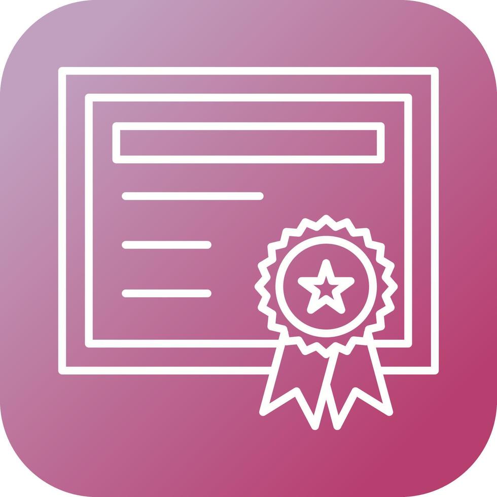 Certificate Vector Icon