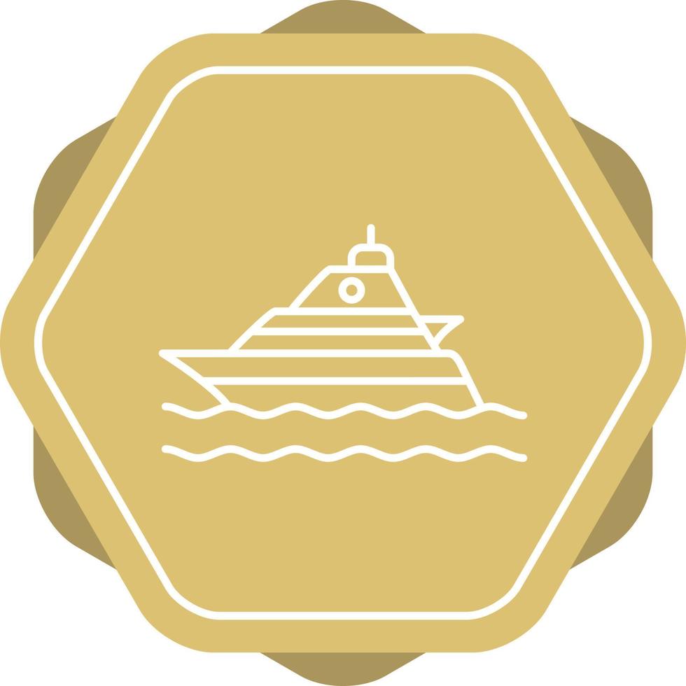 Yacht Vector Icon