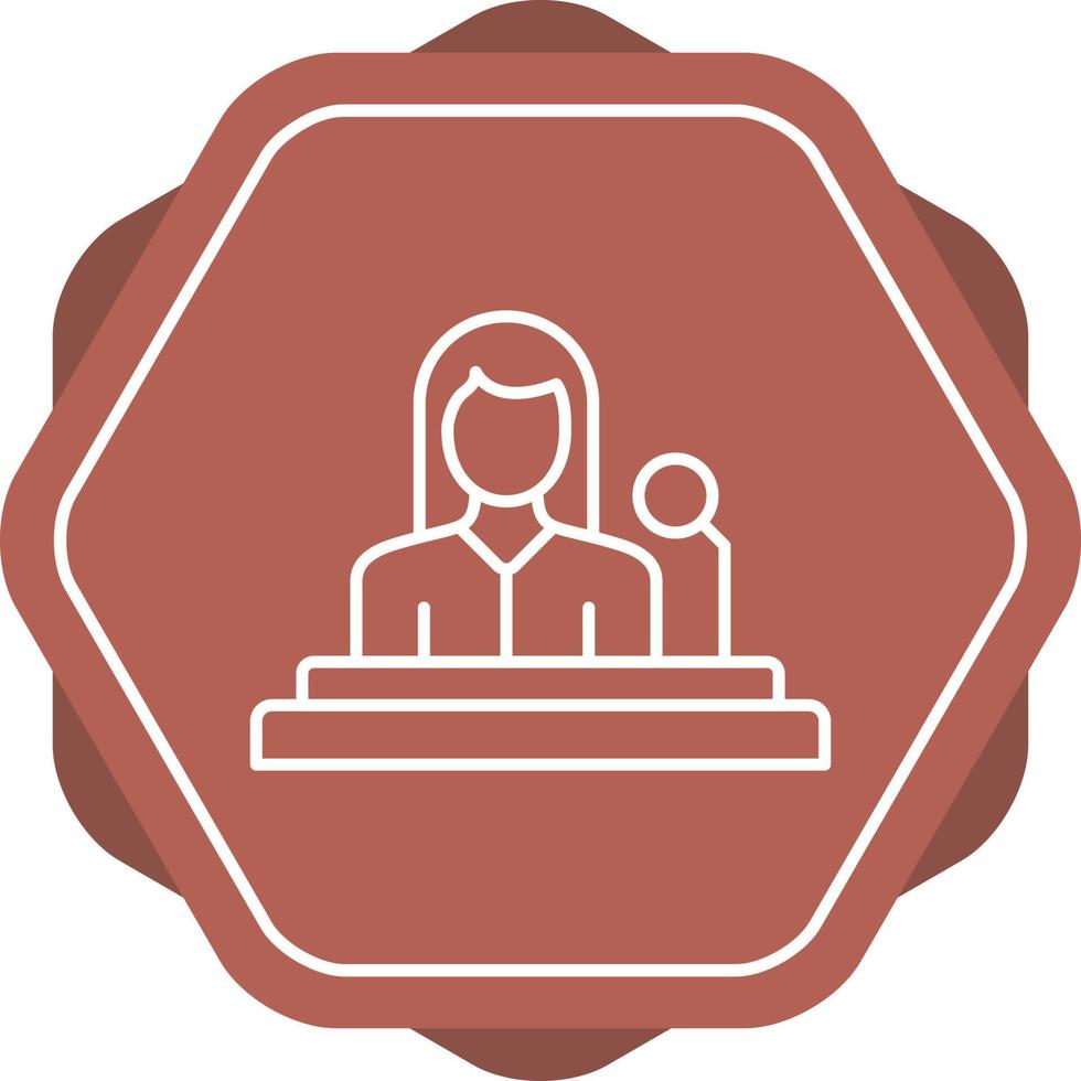 Lectern Vector Icon