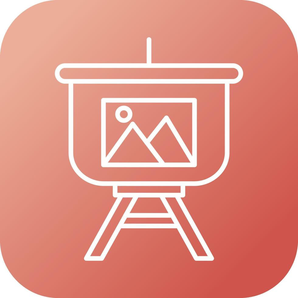 Gallery Presentation Vector Icon