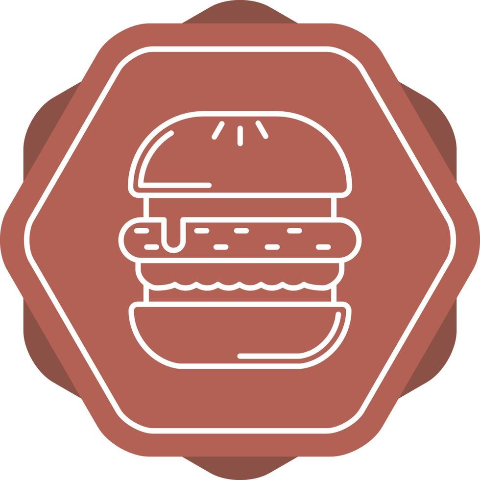 icono de vector de hamburguesa