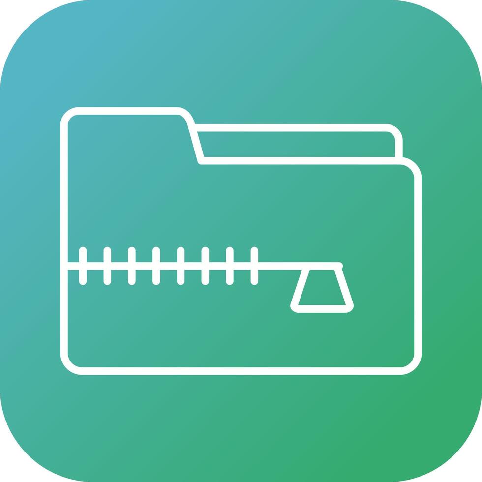 Zip File Vector Icon