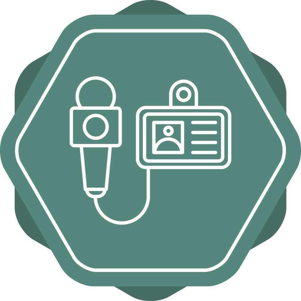 Journalist Vector Icon