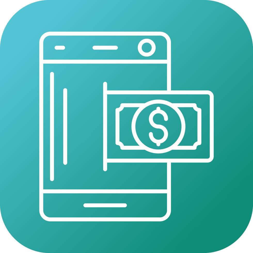 Online Money Vector Icon