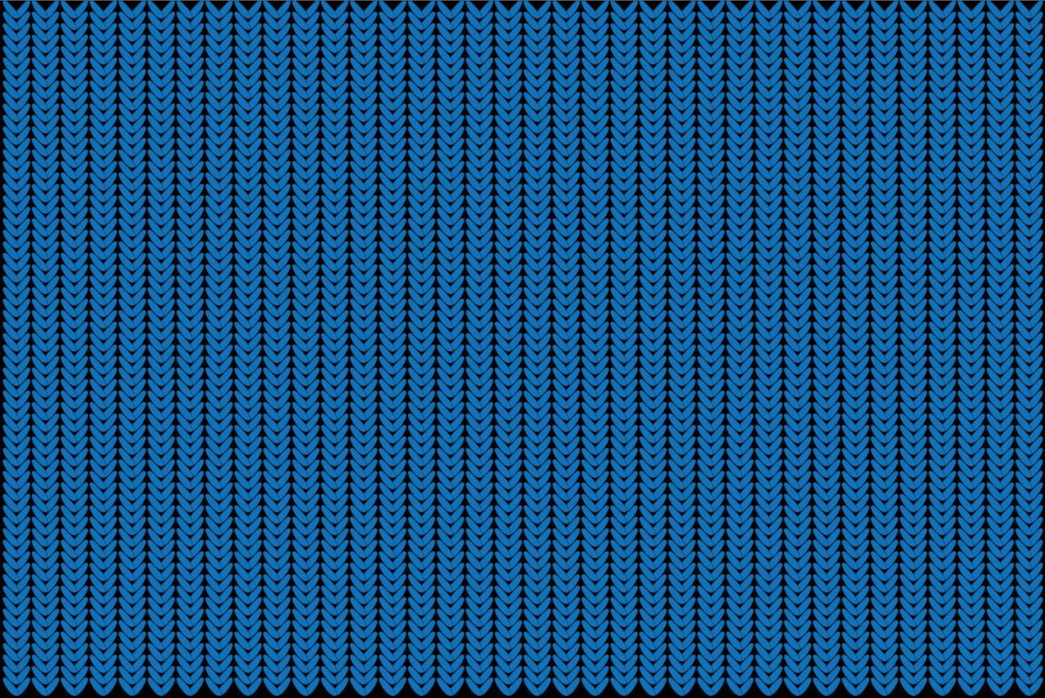 Knit print. Christmas seamless pattern. Vector. Blue knitted sweater texture vector