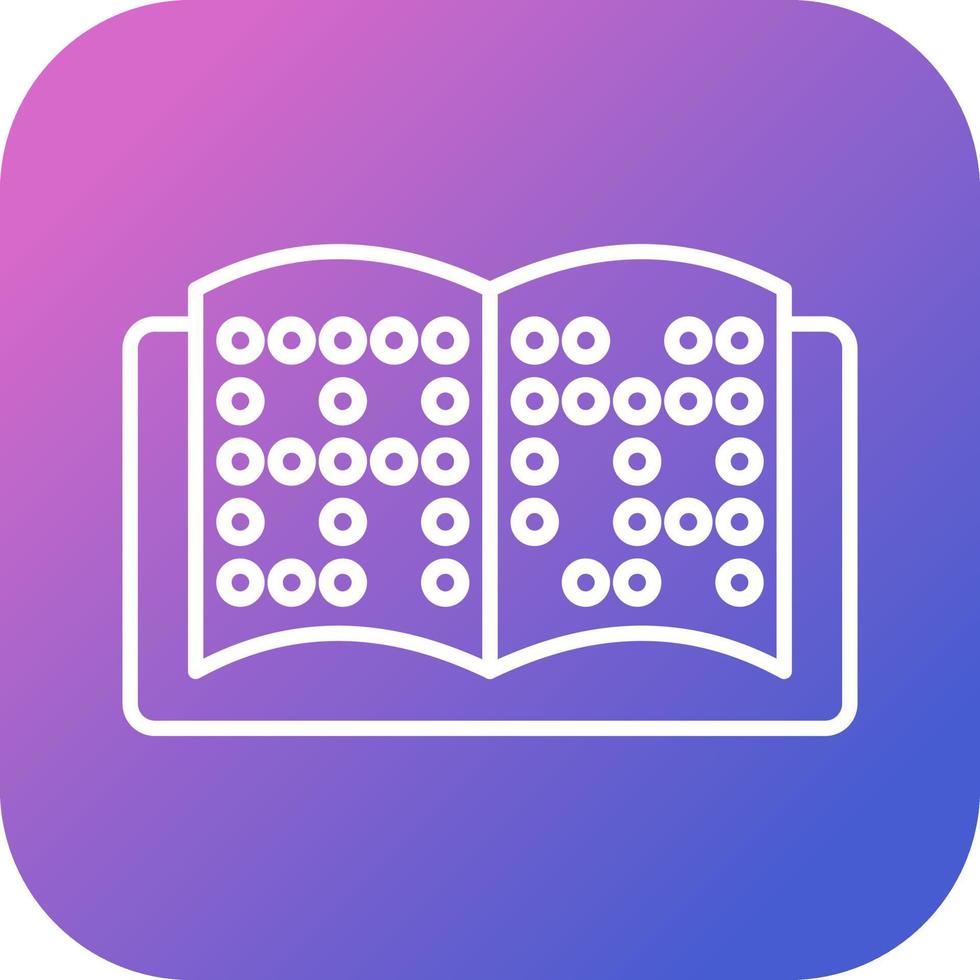 Braille Vector Icon