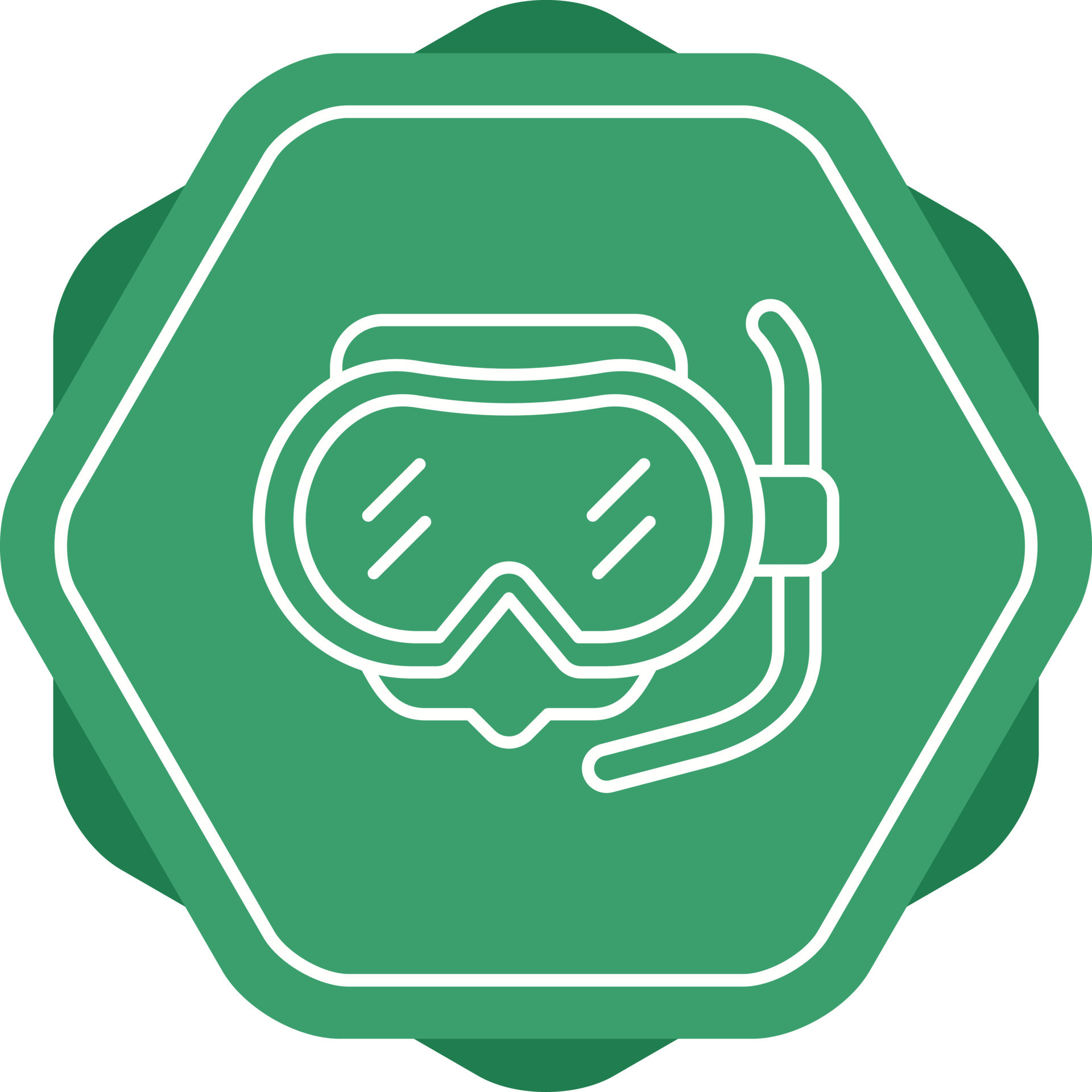 Diving Mask Vector Icon 15642675 Vector Art at Vecteezy