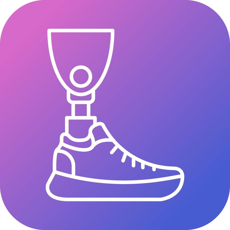 Prosthesis Vector Icon